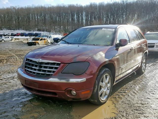 2A8GF78X57R362857 - 2007 CHRYSLER PACIFICA L BURGUNDY photo 2