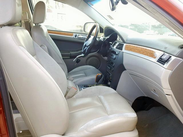2A8GF78X57R362857 - 2007 CHRYSLER PACIFICA L BURGUNDY photo 5