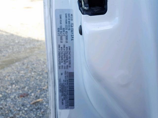 ZFBERFAB2H6F17314 - 2017 RAM PROMASTER 白色 照片 10