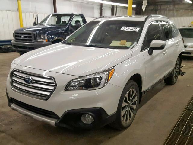 4S4BSENC8H3288035 - 2017 SUBARU OUTBACK 3. WHITE photo 2