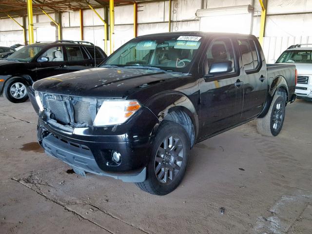 1N6AD0ER6CC482554 - 2012 NISSAN FRONTIER S BLACK photo 2