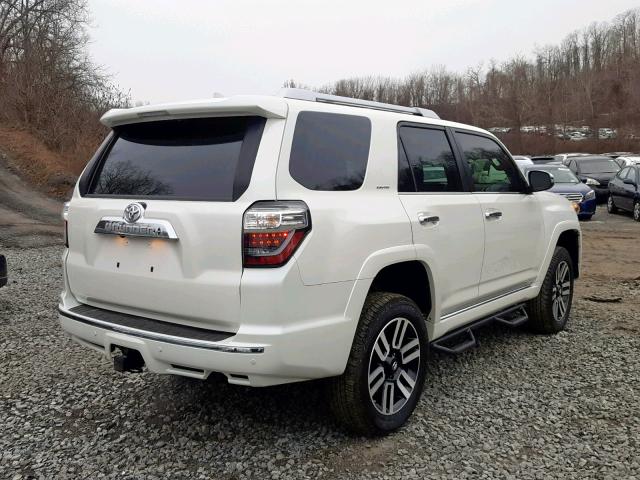 JTEBU5JR9J5504148 - 2018 TOYOTA 4RUNNER SR WHITE photo 4