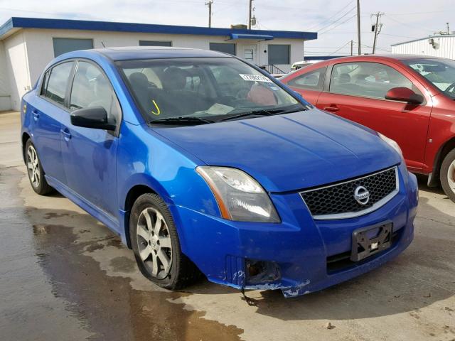 3N1AB6APXCL672915 - 2012 NISSAN SENTRA 2.0 BLUE photo 1