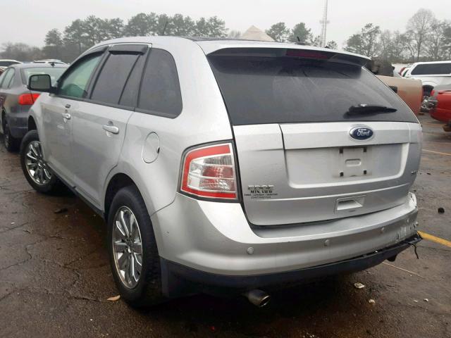 2FMDK3JC2ABA06822 - 2010 FORD EDGE SEL SILVER photo 3