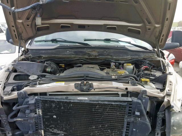 3D7KU28C84G126296 - 2004 DODGE RAM 2500 S ოქროსფერი ფოტო 7