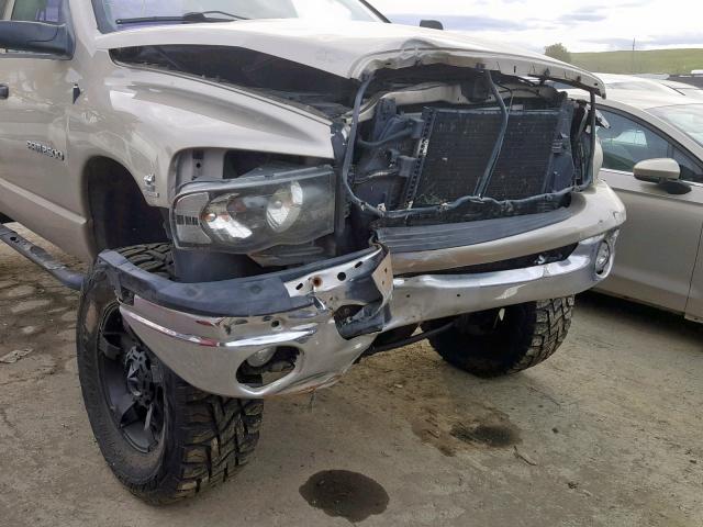 3D7KU28C84G126296 - 2004 DODGE RAM 2500 S ოქროსფერი ფოტო 9