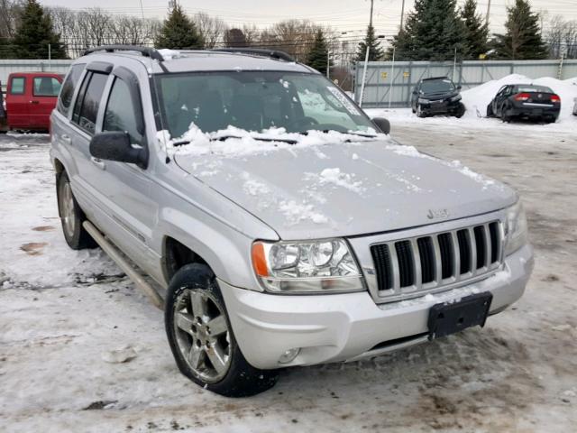 1J4GW58N74C148378 - 2004 JEEP GRAND CHER SILVER photo 1