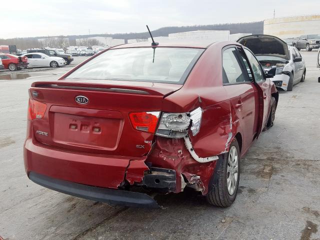 KNAFU4A27B5412036 - 2011 KIA FORTE EX  photo 4