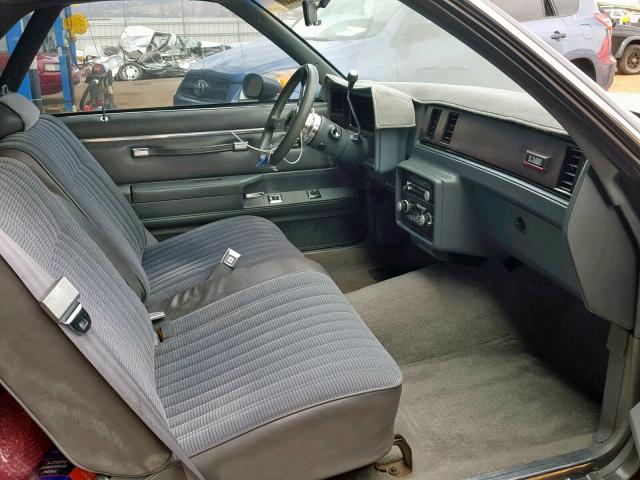 3GCCW80H4FS905701 - 1985 CHEVROLET EL CAMINO GRAY photo 5