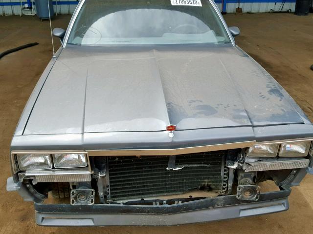 3GCCW80H4FS905701 - 1985 CHEVROLET EL CAMINO GRAY photo 7