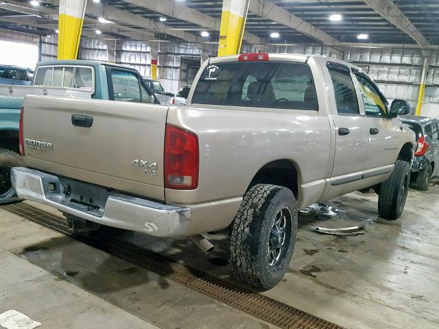 3D7KU28D43G781126 - 2003 DODGE RAM 2500 S ოქროსფერი ფოტო 4