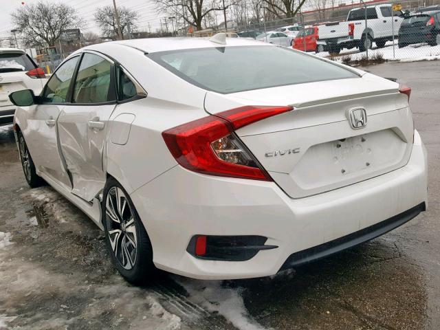 19XFC1F71JE000948 - 2018 HONDA CIVIC EXL WHITE photo 3