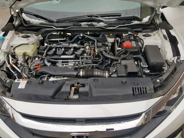 19XFC1F71JE000948 - 2018 HONDA CIVIC EXL WHITE photo 7