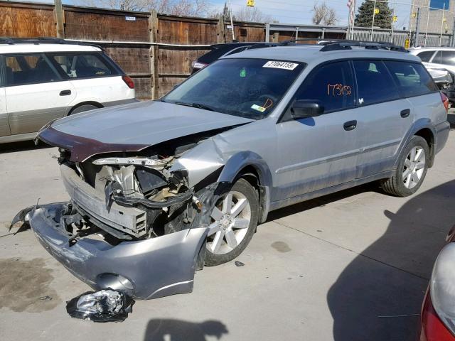 4S4BP61C877330921 - 2007 SUBARU LEGACY OUT SILVER photo 2