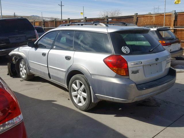 4S4BP61C877330921 - 2007 SUBARU LEGACY OUT SILVER photo 3