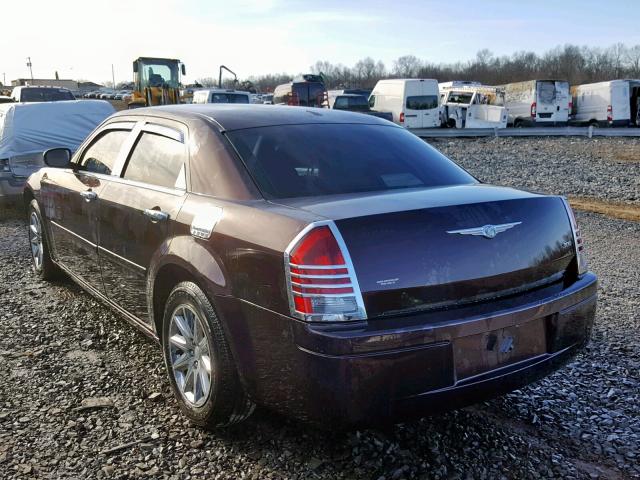 2C3JA43R05H168845 - 2005 CHRYSLER 300 BURGUNDY photo 3