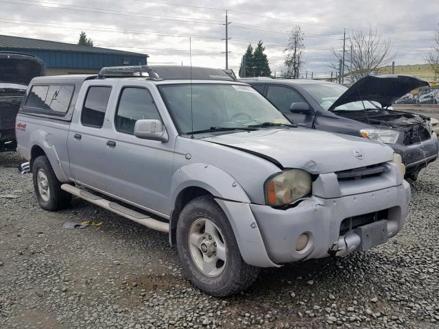 1N6ED29Y62C313843 - 2002 NISSAN FRONTIER C SILVER photo 1