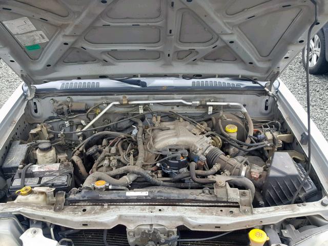 1N6ED29Y62C313843 - 2002 NISSAN FRONTIER C SILVER photo 7