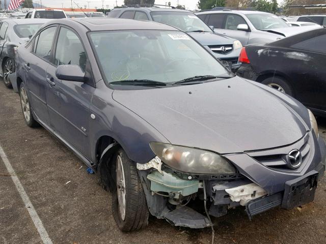 JM1BK324X81784519 - 2008 MAZDA 3 S GRAY photo 1