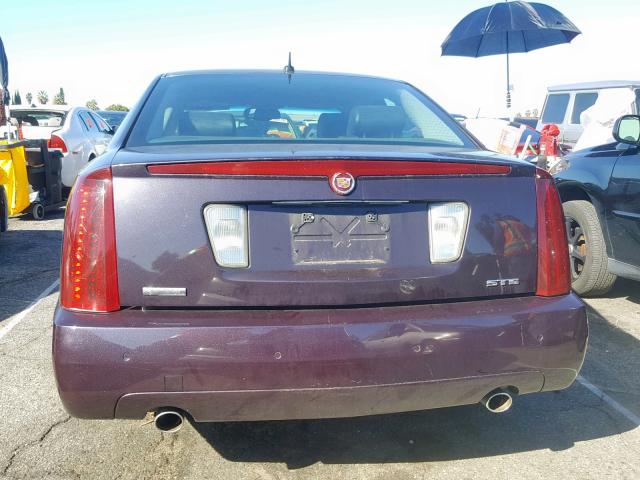 1G6DC67A860134308 - 2006 CADILLAC STS PURPLE photo 10