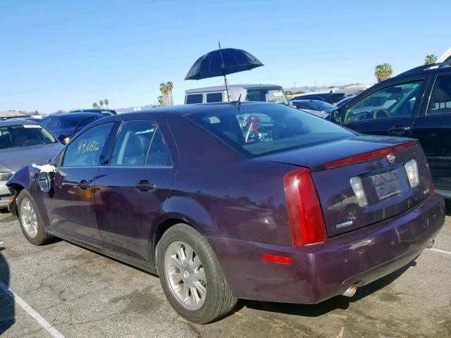 1G6DC67A860134308 - 2006 CADILLAC STS PURPLE photo 3