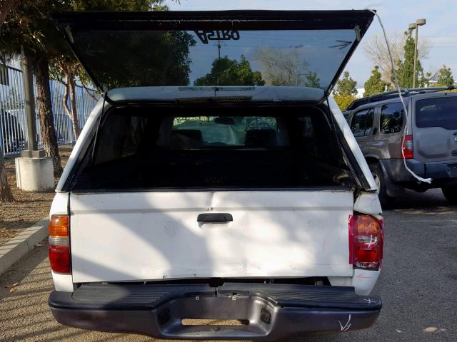 5TENL42N71Z772722 - 2001 TOYOTA TACOMA WHITE photo 9