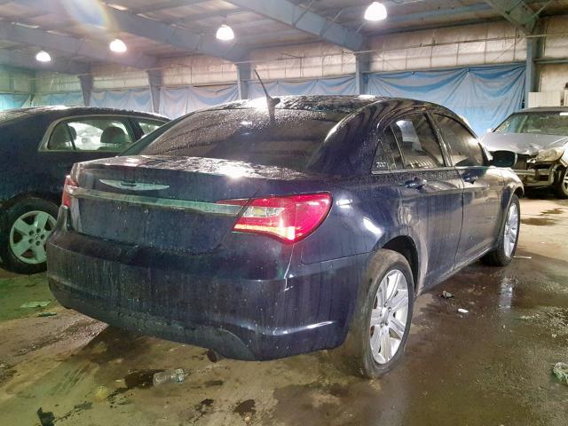 1C3CCBAB3DN639860 - 2013 CHRYSLER 200 LX BLUE photo 4