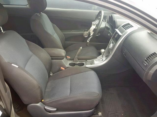 JTKDE167780240096 - 2008 TOYOTA SCION TC შავი ფოტო 5