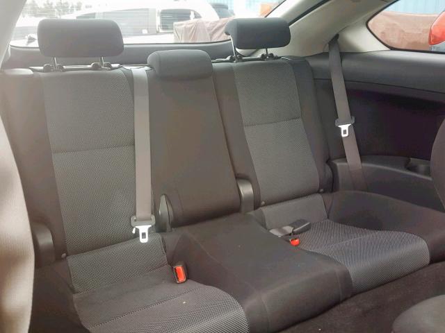 JTKDE167780240096 - 2008 TOYOTA SCION TC შავი ფოტო 6