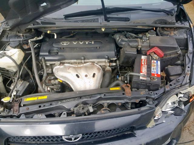 JTKDE167780240096 - 2008 TOYOTA SCION TC შავი ფოტო 7