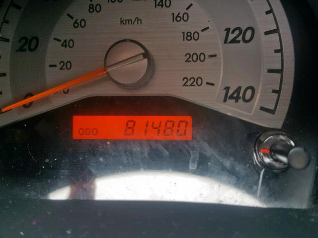 JTKDE167780240096 - 2008 TOYOTA SCION TC შავი ფოტო 8