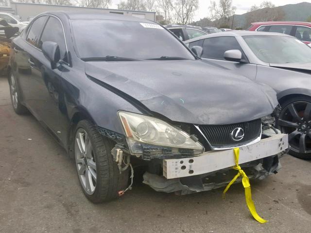 JTHBK262572056505 - 2007 LEXUS IS 250 GRAY photo 1