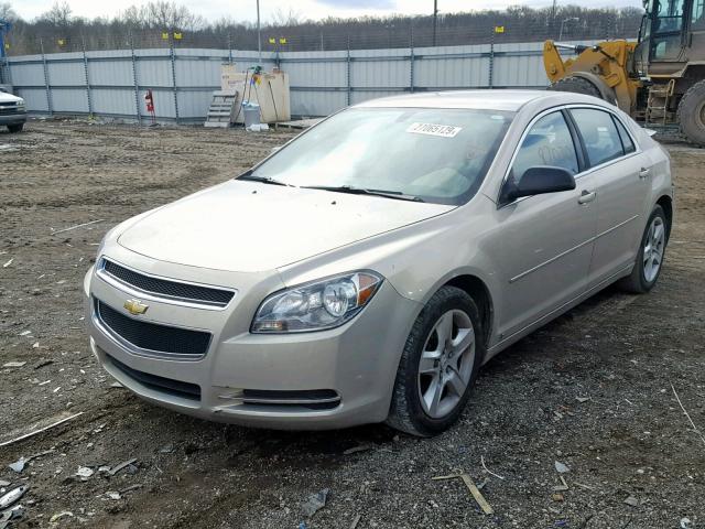 1G1ZG57B89F106643 - 2009 CHEVROLET MALIBU LS GOLD photo 2