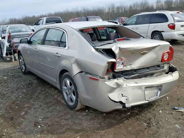 1G1ZG57B89F106643 - 2009 CHEVROLET MALIBU LS GOLD photo 3