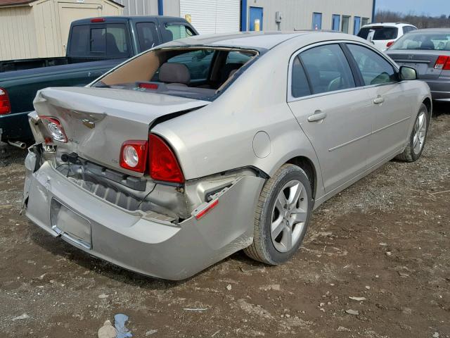 1G1ZG57B89F106643 - 2009 CHEVROLET MALIBU LS GOLD photo 4