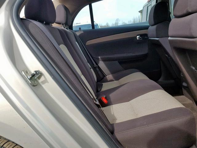 1G1ZG57B89F106643 - 2009 CHEVROLET MALIBU LS GOLD photo 6