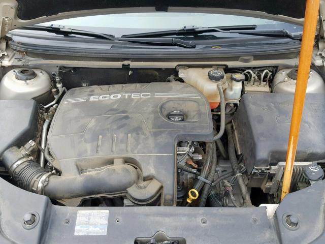 1G1ZG57B89F106643 - 2009 CHEVROLET MALIBU LS GOLD photo 7