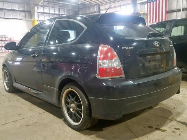 KMHCN36C57U030529 - 2007 HYUNDAI ACCENT SE GRAY photo 3