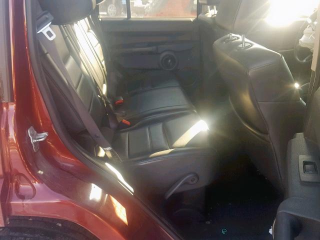 1J8HG48KX8C129247 - 2008 JEEP COMMANDER RED photo 6