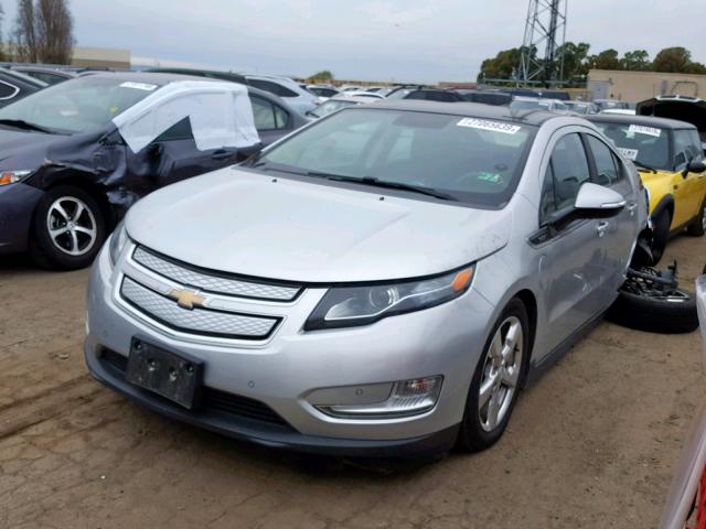 1G1RA6E47CU118233 - 2012 CHEVROLET VOLT SILVER photo 2