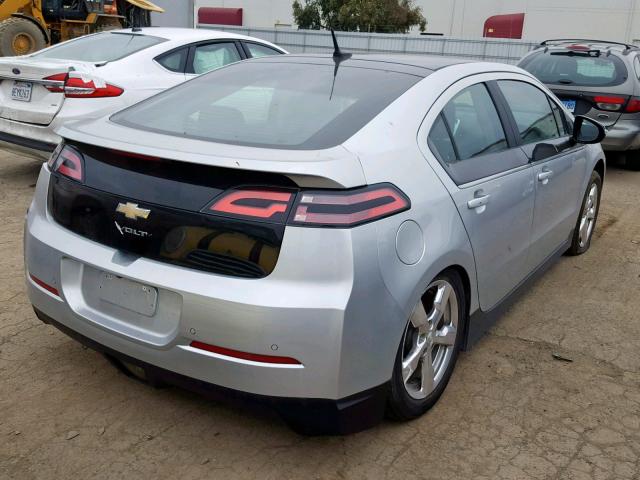 1G1RA6E47CU118233 - 2012 CHEVROLET VOLT SILVER photo 4