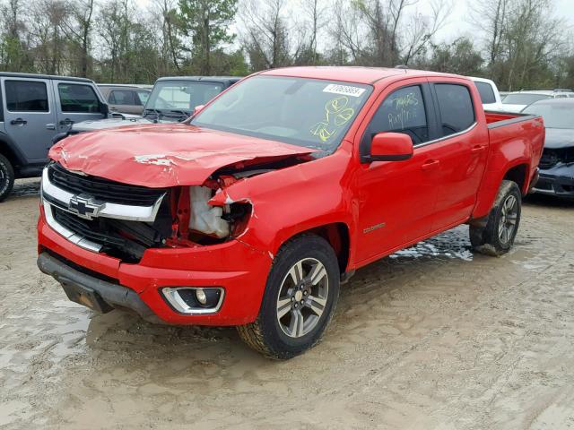 1GCGTCE37G1148709 - 2016 CHEVROLET COLORADO L RED photo 2