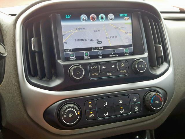 1GCGTCE37G1148709 - 2016 CHEVROLET COLORADO L RED photo 9