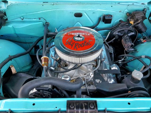 834K039531 - 1964 OLDSMOBILE JETSTAR TEAL photo 7