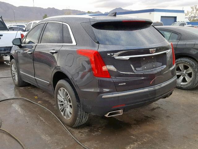 1GYKNDRS2HZ209750 - 2017 CADILLAC XT5 LUXURY CHARCOAL photo 3