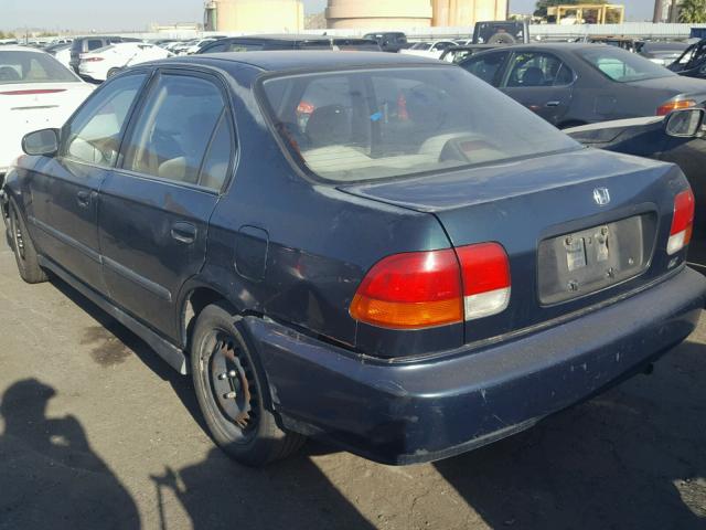 JHMEJ6529VS013534 - 1997 HONDA CIVIC DX GREEN photo 3