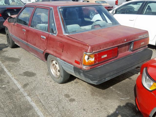 JT2SV12E9G0459717 - 1986 TOYOTA CAMRY DLX ბურგუნდია ფოტო 3