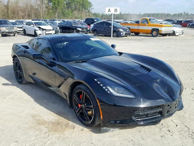 1G1YB2D76G5117782 - 2016 CHEVROLET CORVETTE S BLACK photo 1