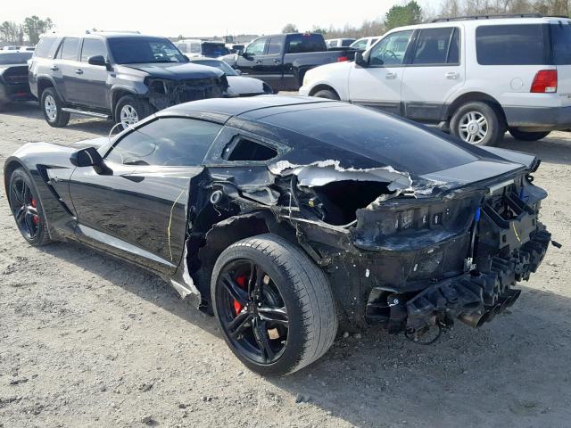 1G1YB2D76G5117782 - 2016 CHEVROLET CORVETTE S BLACK photo 3