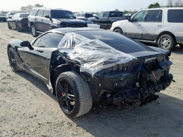 1G1YB2D76G5117782 - 2016 CHEVROLET CORVETTE S BLACK photo 9